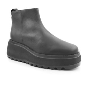 Botin flatform de cuero Dakota